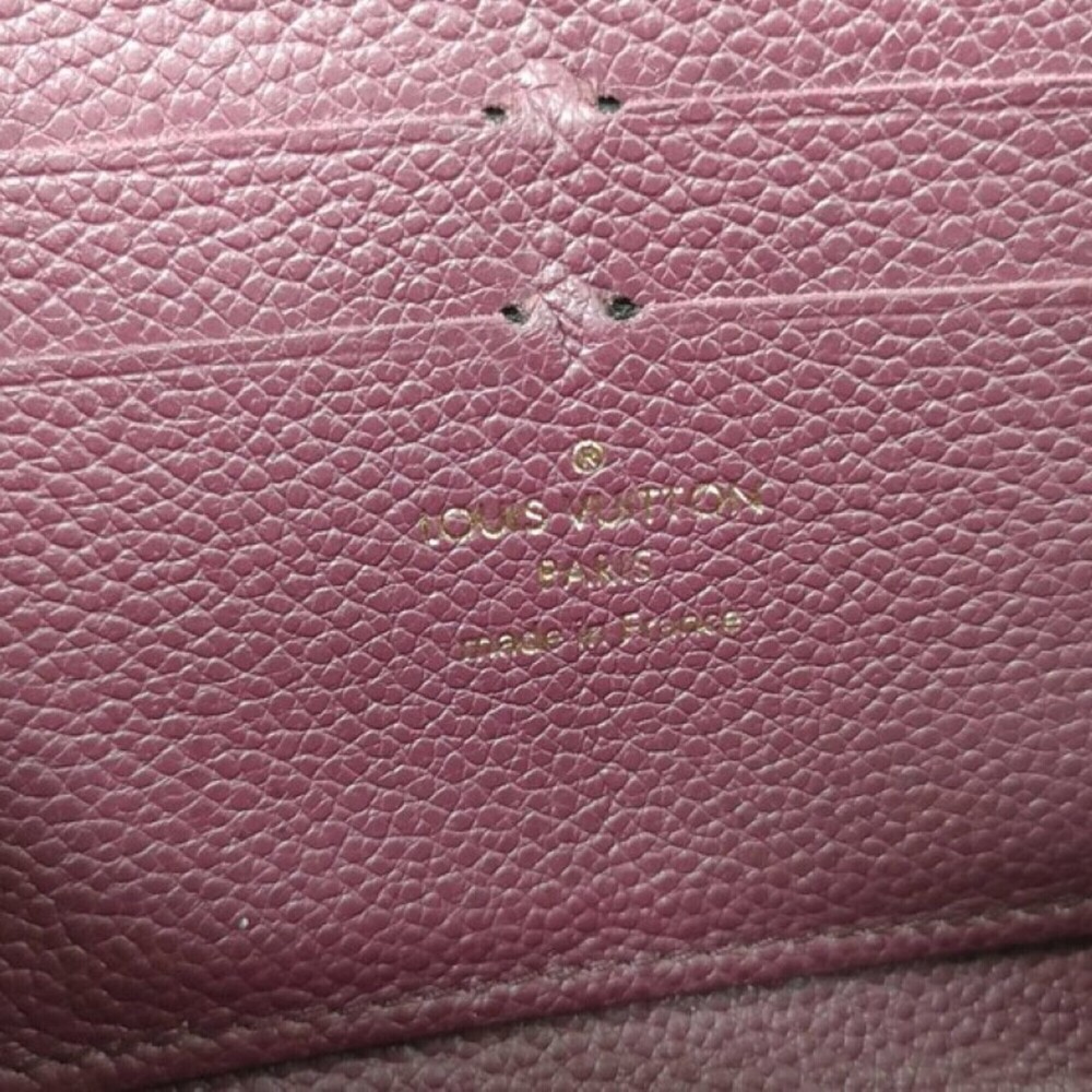 LOUIS VUITTON Zippy Wallet M62214 Raisin (Purple) Monogram Empreinte Women's ... - Picture 10 of 10